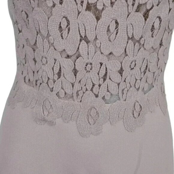 Marc Cain Lace Bodice Dress  Blush Pink Floral US Size 4 - Picture 8 of 15